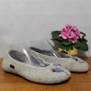 Haflinger Ballerina boiled Wool Slippers